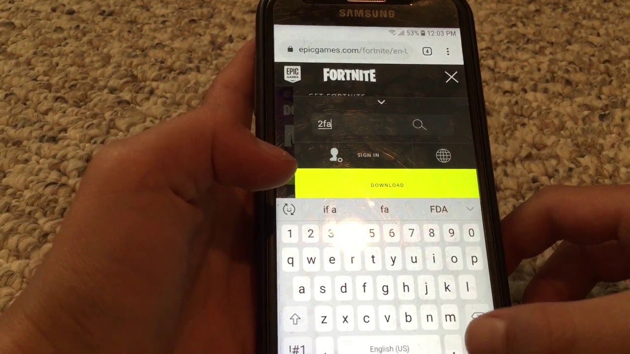 How to enable 2fa fortnite step by step
